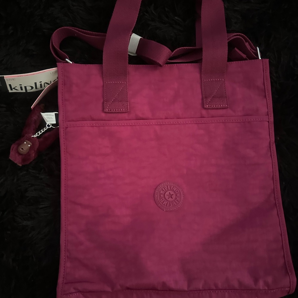 Kipling Fuchsia Tote Bag - Picture 2 of 6